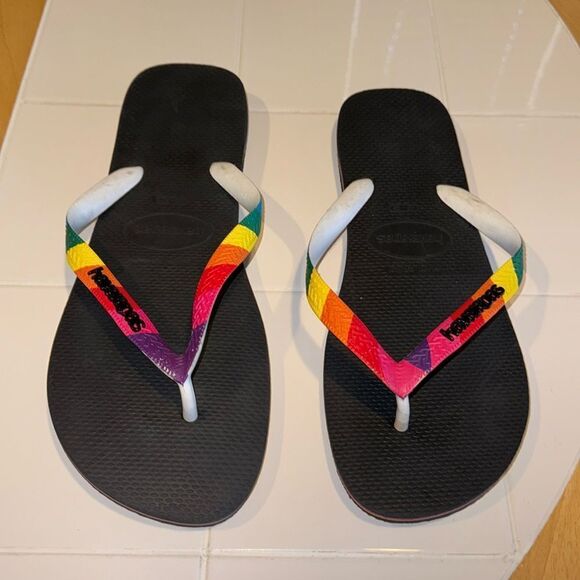 Havaianas Men's Top Pride Flip Flop Sandal Size 45/46 ~ 12/13 USA - Picture 1 of 6
